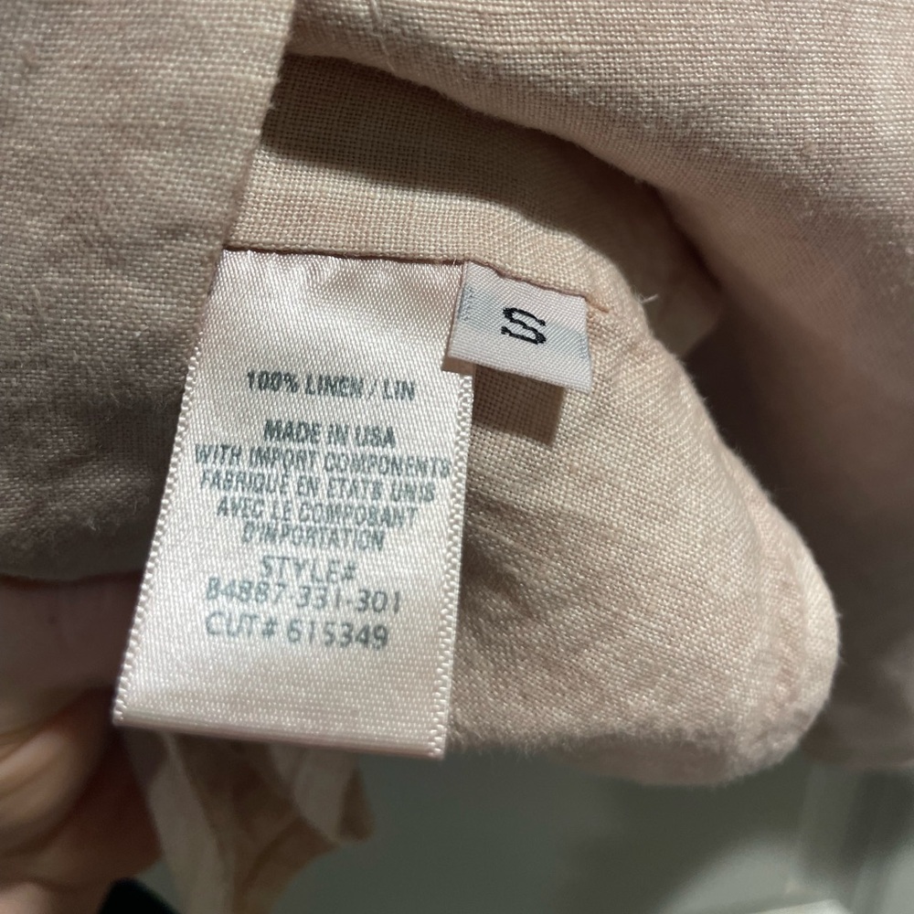 Bella Dahl Linen Easy Longline Blazer - Picture 6 of 7